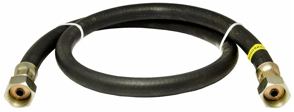 Шланг газовый 2,0 м ГИГАНТ резина 3/4" гайка-гайка, 16 мм (черный)