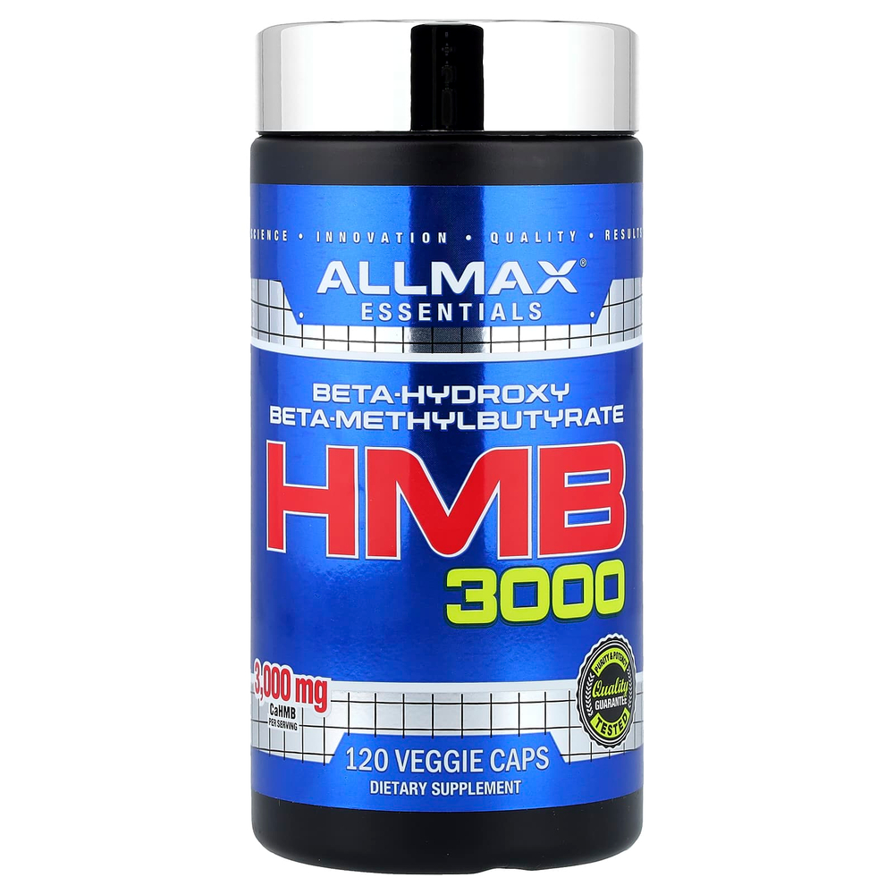 ALLMAX, Essentials, HMB 3000, 120 вегетарианских капсул