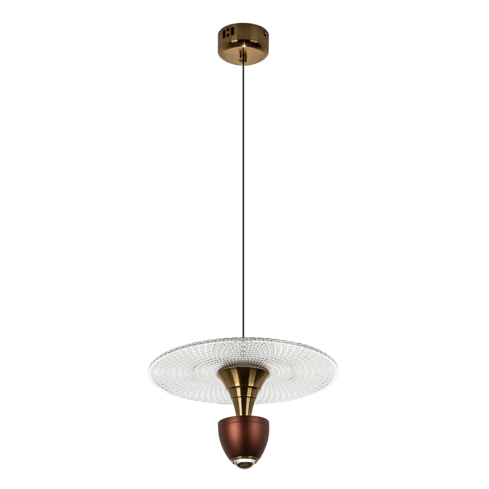 Подвесной светодиодный cветильник LED4U L8709-3 RED