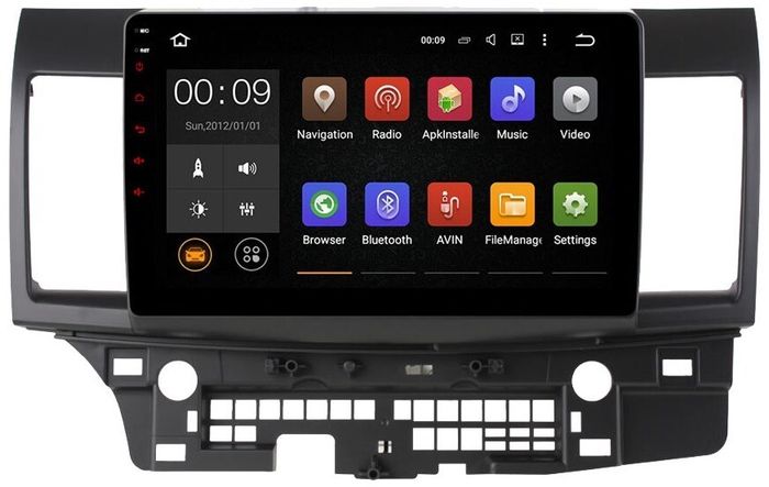 Магнитола для Mitsubishi Lancer X 2007-2016 - Airok RX-2612 Android 13, Быстрая, SIM-слот