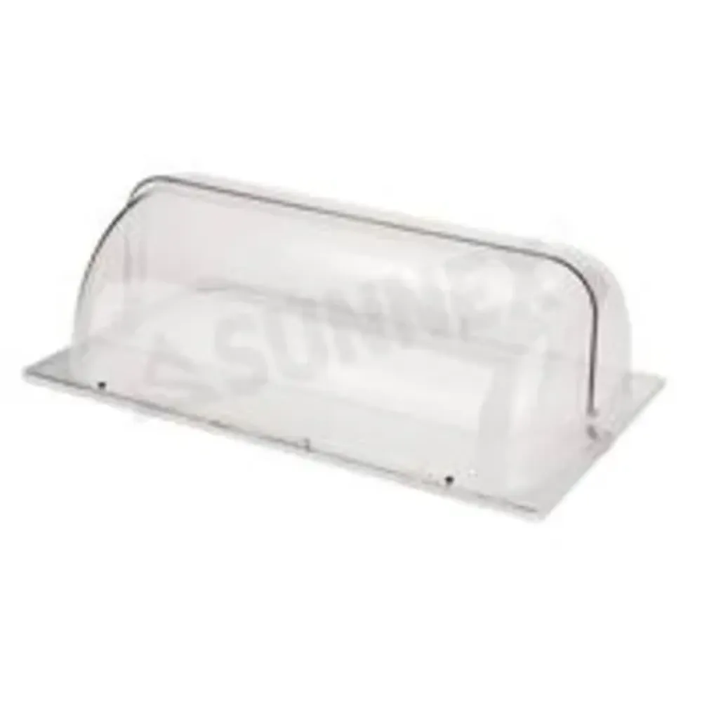 Крышка для корзины 1/1 53,6*36,2*17,6 см откидная Roll-top поликарбонат SUNNEX