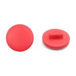 Пуговицы на ножке 18L=11 мм, пластик (Coral (коралловый)), NE68, 72 шт