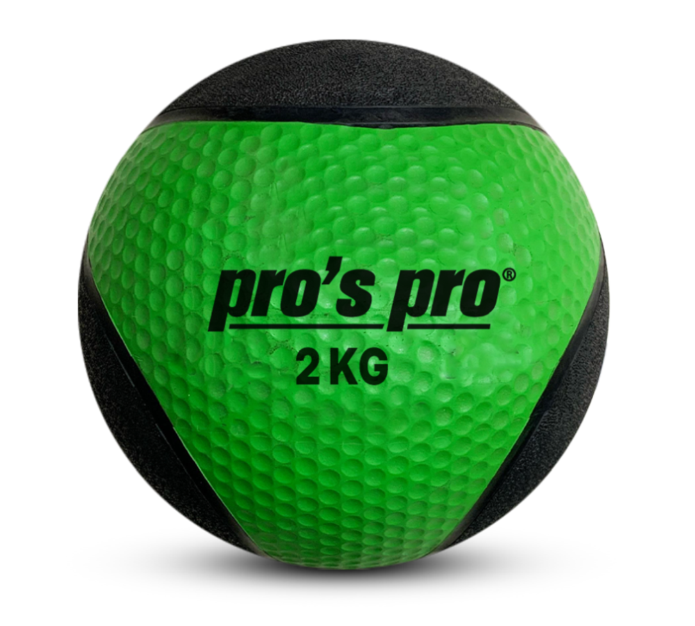 Мяч медицинский для тренировок Pro's Pro Medizinball 2 kg - green