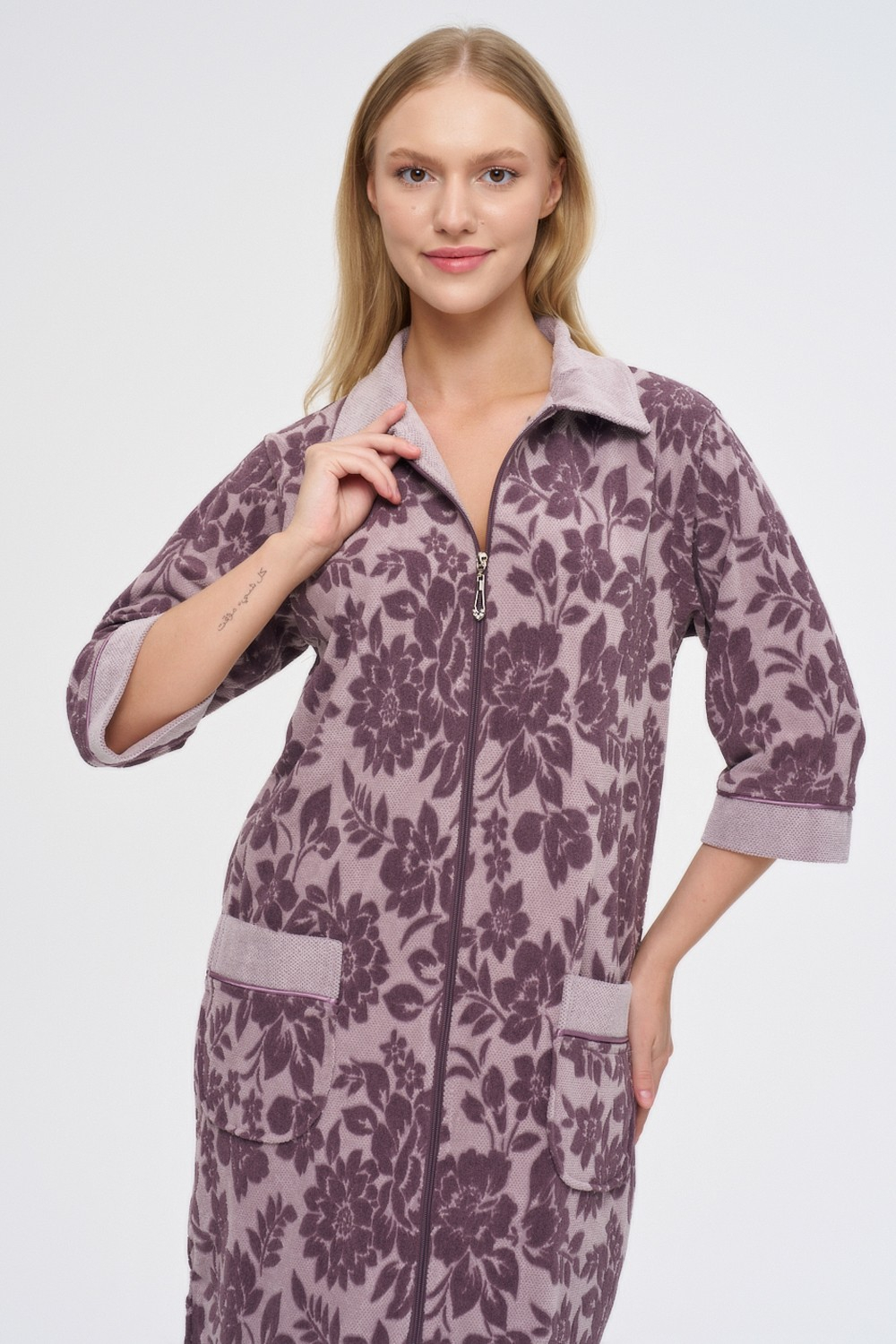 Халат Домашний Фиолетовый