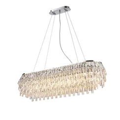 Люстра подвесная NewRgy NWK133-L1000*W300*H280(1200) CHROME, 10×40 Вт, хромированная