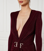 Платье Elisabetta Franchi - бордовый(AB72447E2)