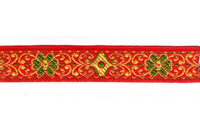 Тесьма жаккард, с1852, рис.8998, ш. 2,2 см