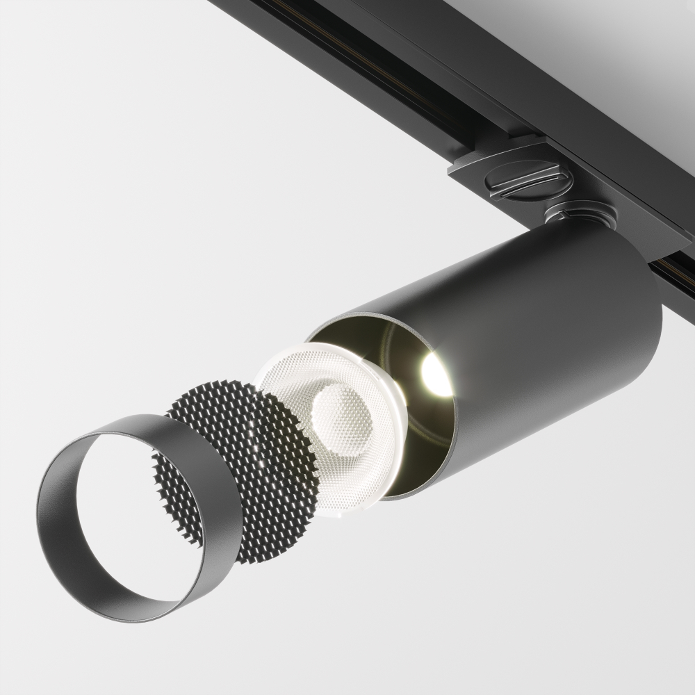 Трековый светодиодный светильник Maytoni Focus LED  TR021-1-12B3K-W-D-B