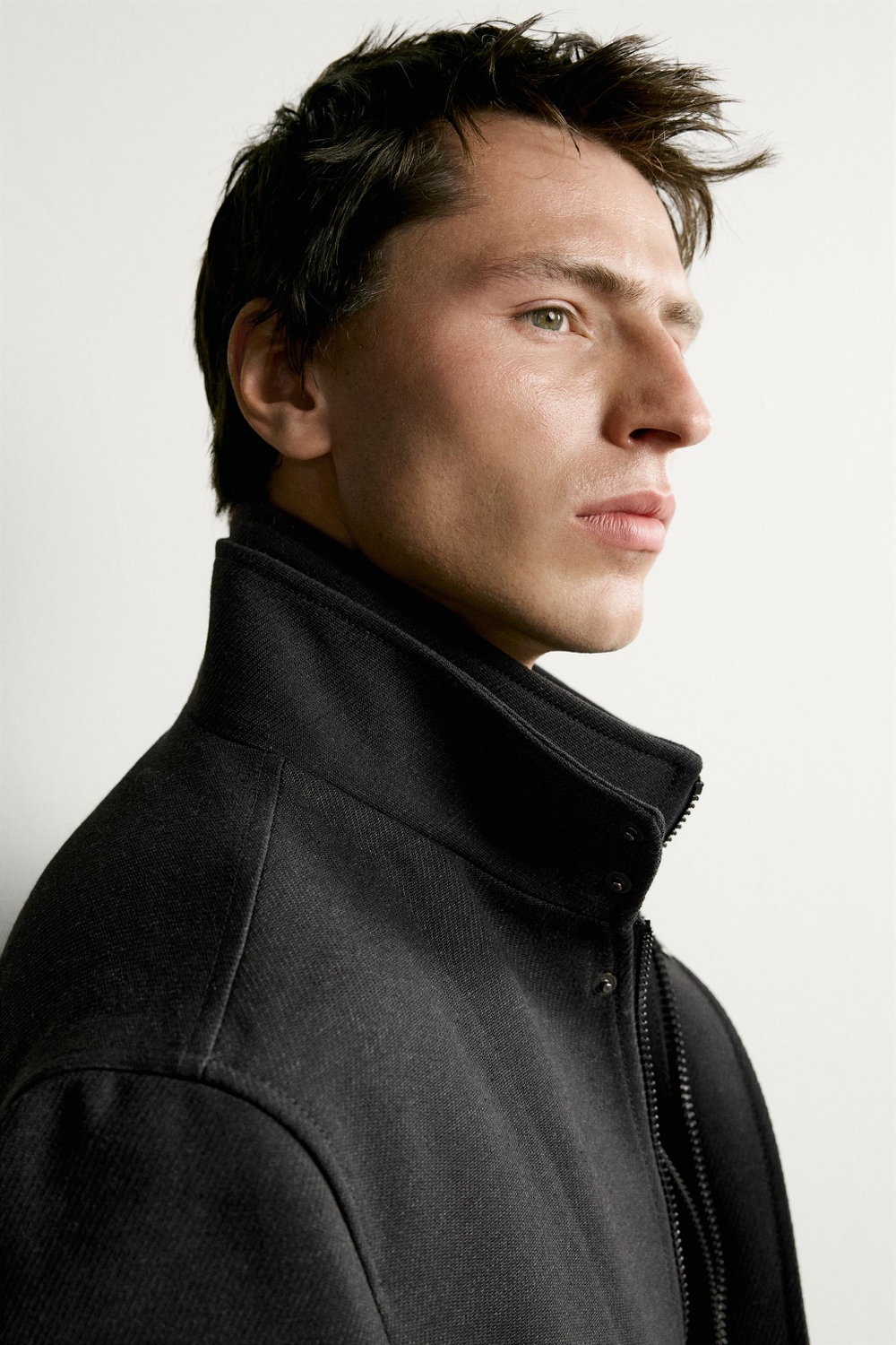 ПАЛЬТО КЛАССИЧЕСКОГО КРОЯ СО СЪЕМНЫМ ВОРОТНИКОМ — ZARA