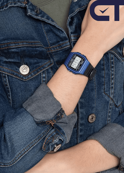 Casio F-91WM-2A — мужские цифровые часы с микроподсветкой