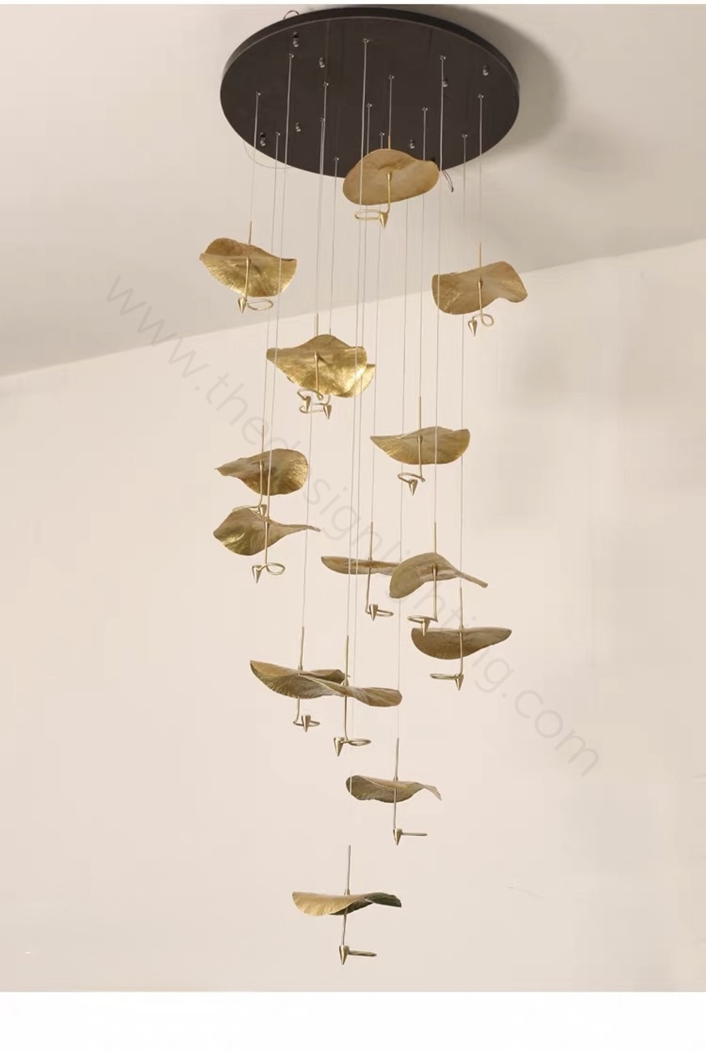 Pendant design lamp Gold Moon by Catellani & Smith (15 lampshades)