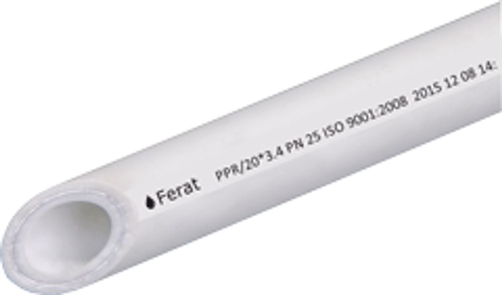 Труба FERAT PPR-AL-PE-RT 20х3.0/2,5 PN25 Stand. 4м Standart 20