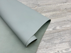 Лист зеленой натуральной кожи Monteria Soft Light Verde толщиной 1,5–1,7 мм