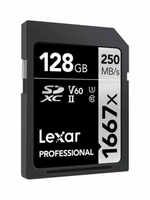 Lexar Professional SDXC 128GB 1667x UHS-II U3 V60