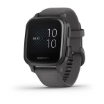 Смарт- часы Garmin Venu Sq серый с алюминиевым безелем и с силиконовым ремешком,  10-02427-10