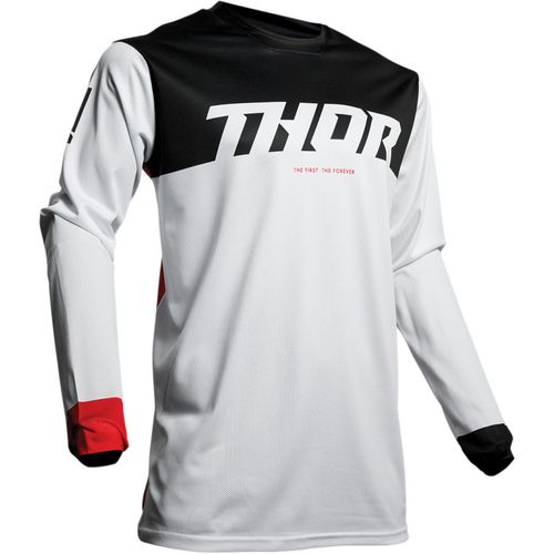 Купить Джерси Кроссовое Thor Pulse Air Factor Jersey / Бело-красный