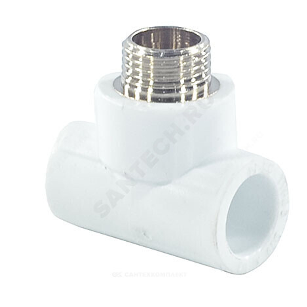 Тройник PP-R комбинированный белый Дн 32х1" НР PRO VALFEX 10128032-PRO