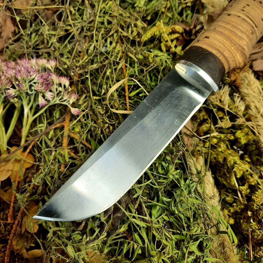 Нож Грибник, 95Х18 Береста-Венге
