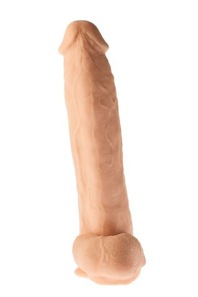 Телесный фаллоимитатор Giant Gio - 30 см. (Цвет: телесный)