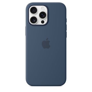 Силиконовый чехол Apple для iPhone 16 Pro с MagSafe Джинсовый