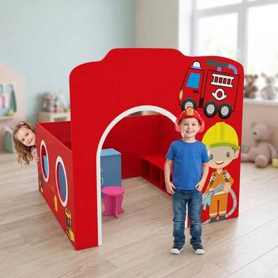 Игровой домик «Пожарная часть», 1,3×1,3×1,5 м