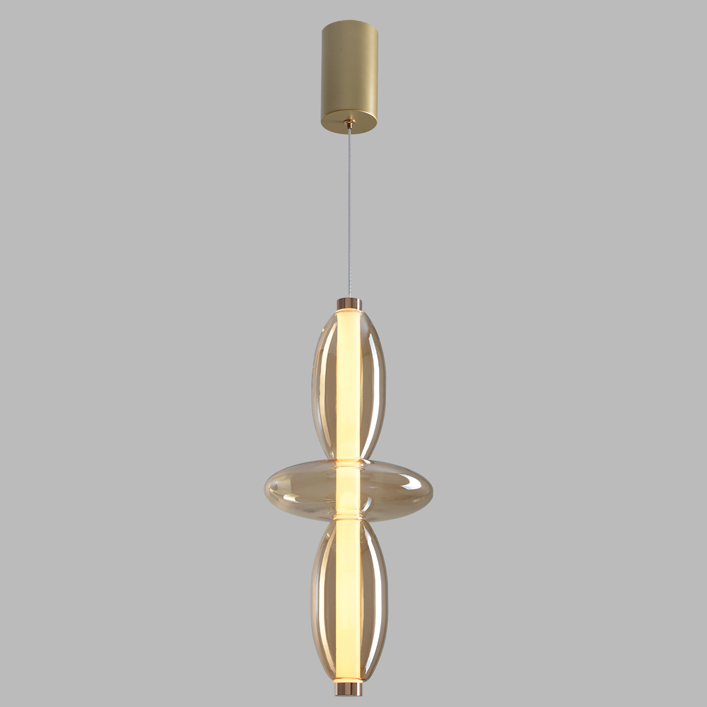 Подвесной светодиодный светильник Crystal Lux QUASAR SP14W LED AMBER