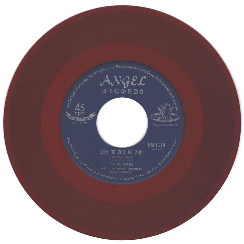 Sophia Loren / Zoo Be Zoo Be Zoo (Coloured Vinyl)(7" Vinyl Single)