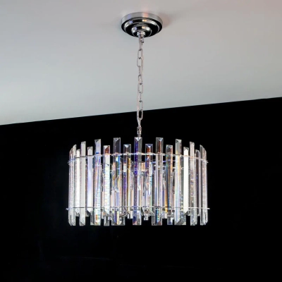 Citilux Ингвар CL334161 Люстра подвесная хрустальная Хром