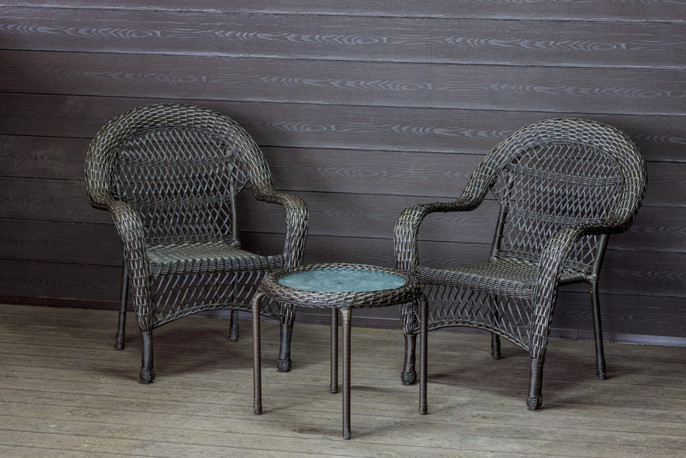 Садовый комплект из искусственного ротанга Мэдисон НЬЮ (Medison NEW) Balcony set с круглым столиком без подушек