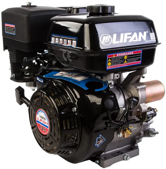 Двигатель бензиновый "LIFAN" 188FD (13 л.с., эл стартер, катушка 11А)