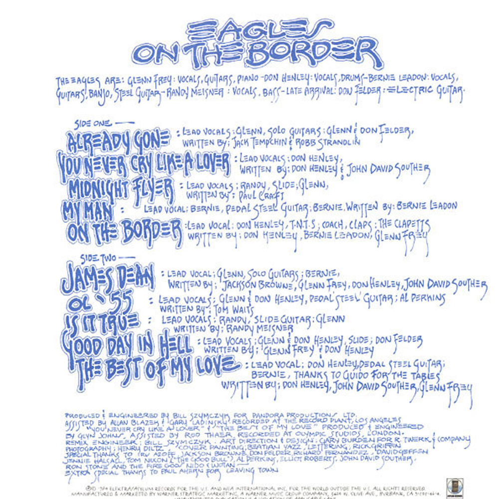 Eagles / On The Border (LP)