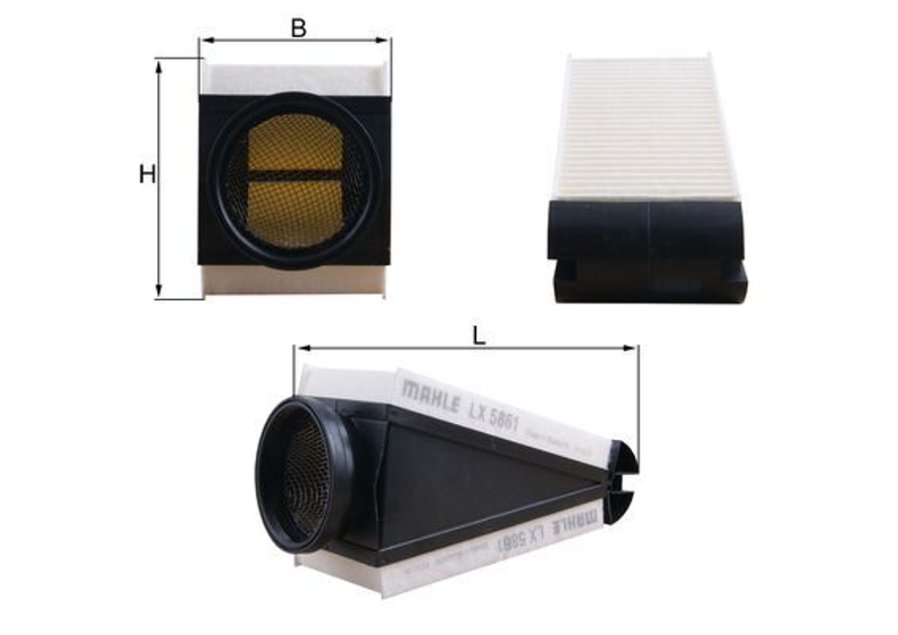 MAHLE - LX5861-MAH - Air Filter