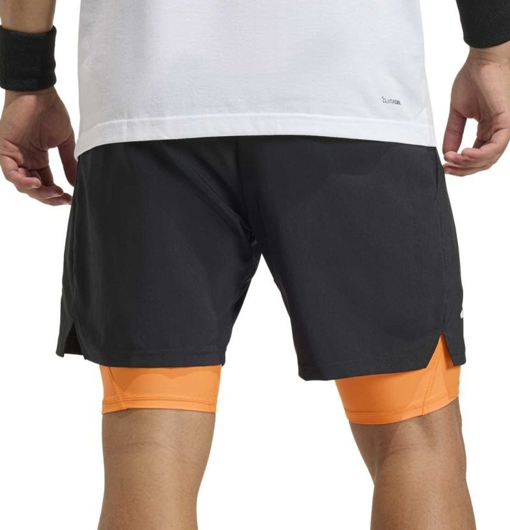 Мужские теннисные шорты Adidas Club 2in1 - black