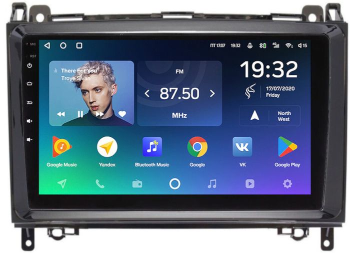 Магнитола для Mercedes-Benz A W169, B T245, Vito, Viano W639/W447, Sprinter W906, VW Crafter - Teyes CC2 PLUS монитор 9" QLED, Android 10, Быстрая, SIM-слот