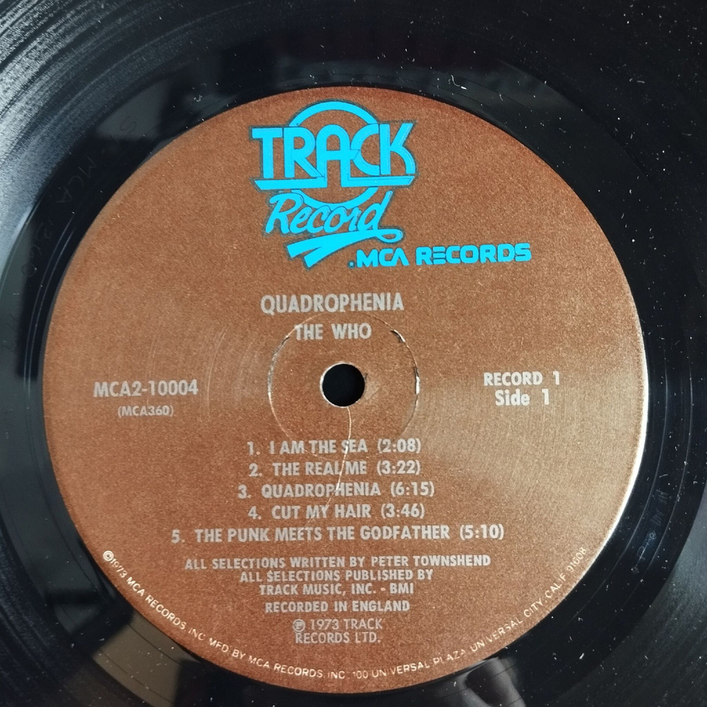 Винтажная виниловая пластинка LP The Who Quadrophenia (USA 1973)