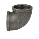 Угольник проходной чугун Ду 65 (2 1/2") ВР/ВР Fittex PLUS