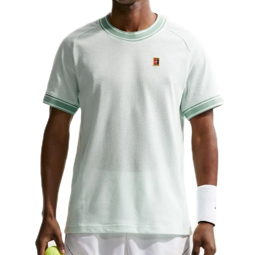 Теннисная футболка Nike Court Heritage Tennis - barely green