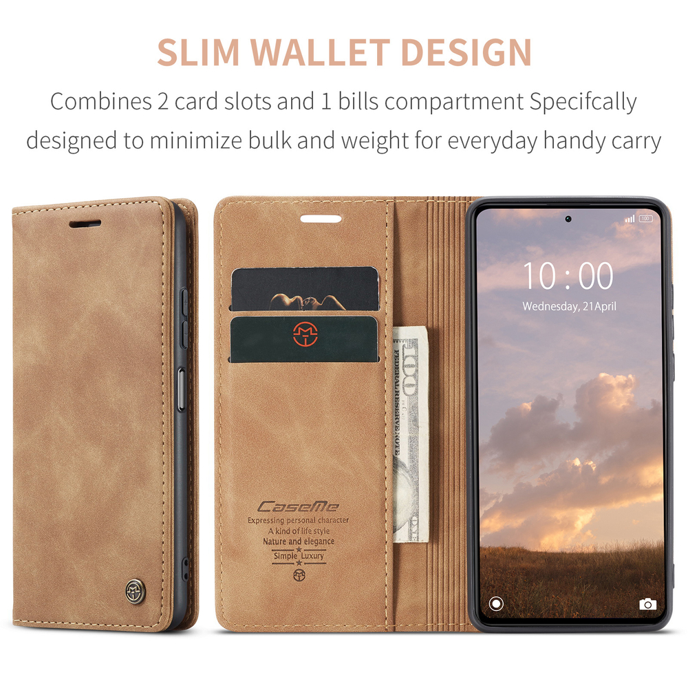 Чехол-книжка CaseMe Matte Xiaomi Redmi Note 12 Pro 5G