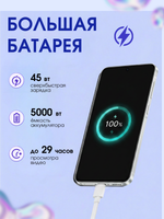 Samsung Смартфон Galaxy A37 Ростест (EAC) 8/128 ГБ, Зеленый (GrayGreen)