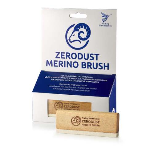Щетка антистатическая из шерсти мериносаZerodust Merino Brush