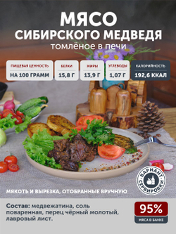 Подарочный набор №16 (Медведь, Марал, Кабан, Олень) ТАЁЖНЫЙ ЦЕХ