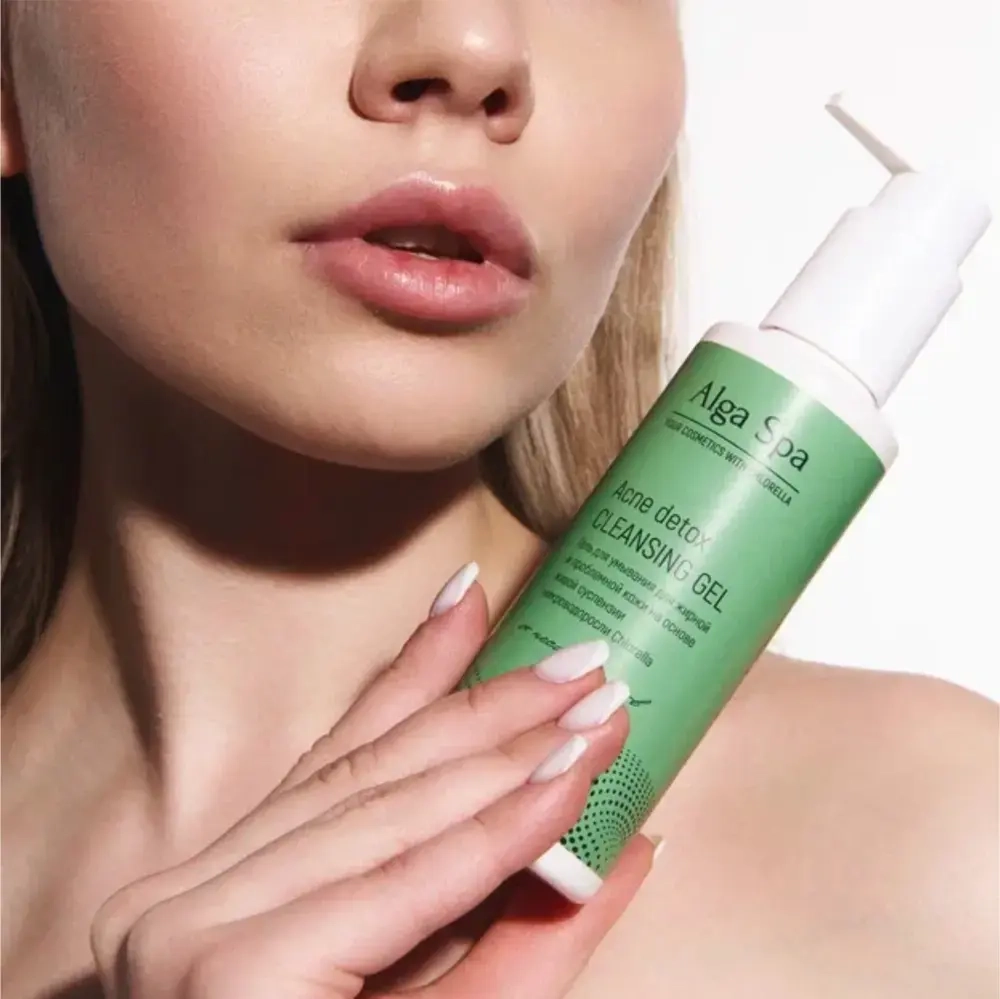 Гель Alga Spa для умывания для жирной и проблемной кожи "Acne detox CLEANSING GEL", 150мл