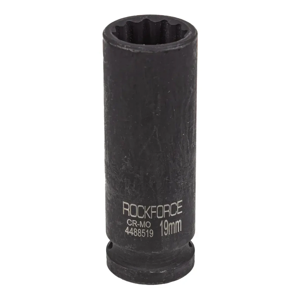 Головка ударная глубокая 19мм (12гр.), 1/2'' RockForce RF-4488519