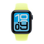Умные часы Apple Watch SE 3 (2025) GPS, 40mm, Midnight Aluminium Case with Neon Yellow Sport Band, M/L