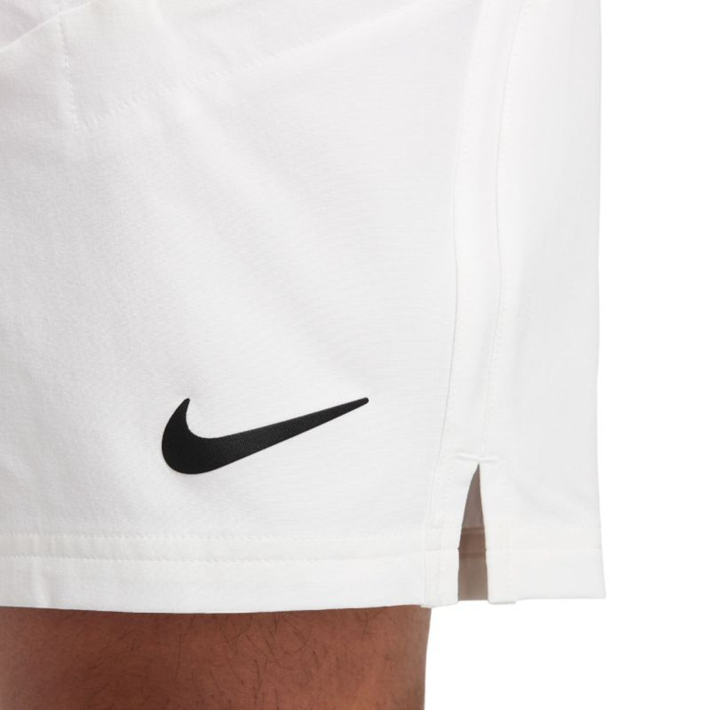 Мужские теннисные шорты Nike Court Dri-Fit Advantage 9" Tennis Short - white/white/black