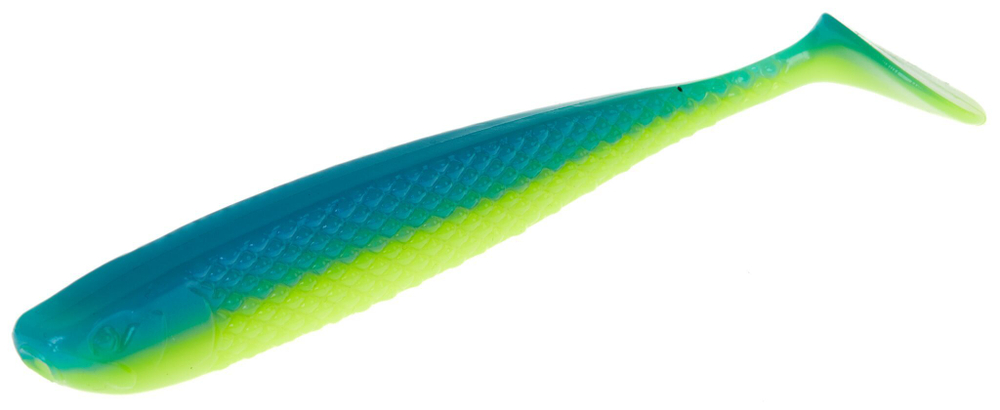 Виброхвосты съедобные Lucky John SLICK SHAD PADDLE 4.5in / цвет T57 / 4 шт.