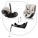 Автокресло Britax Roemer Baby-Safe Pro Lux (0-13 кг), Soft Taupe