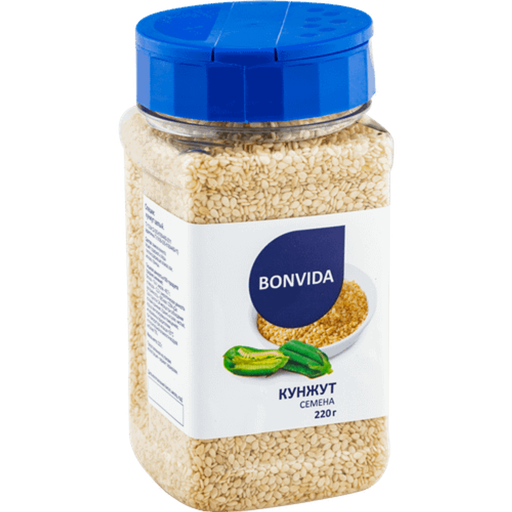 Приправа BONDIVA Кунжут семена 220г