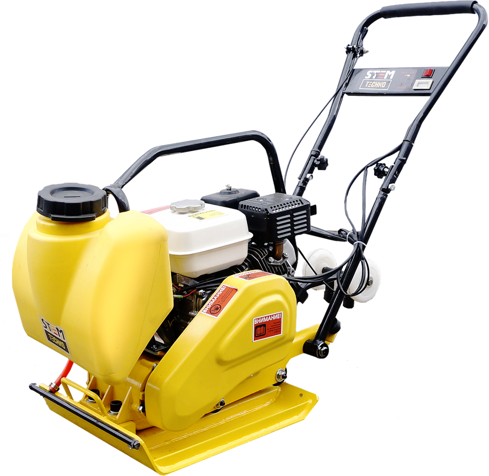 Виброплита бензиновая STEM Techno SPC 161 - [67 кг / 10 кН / Honda GX160]