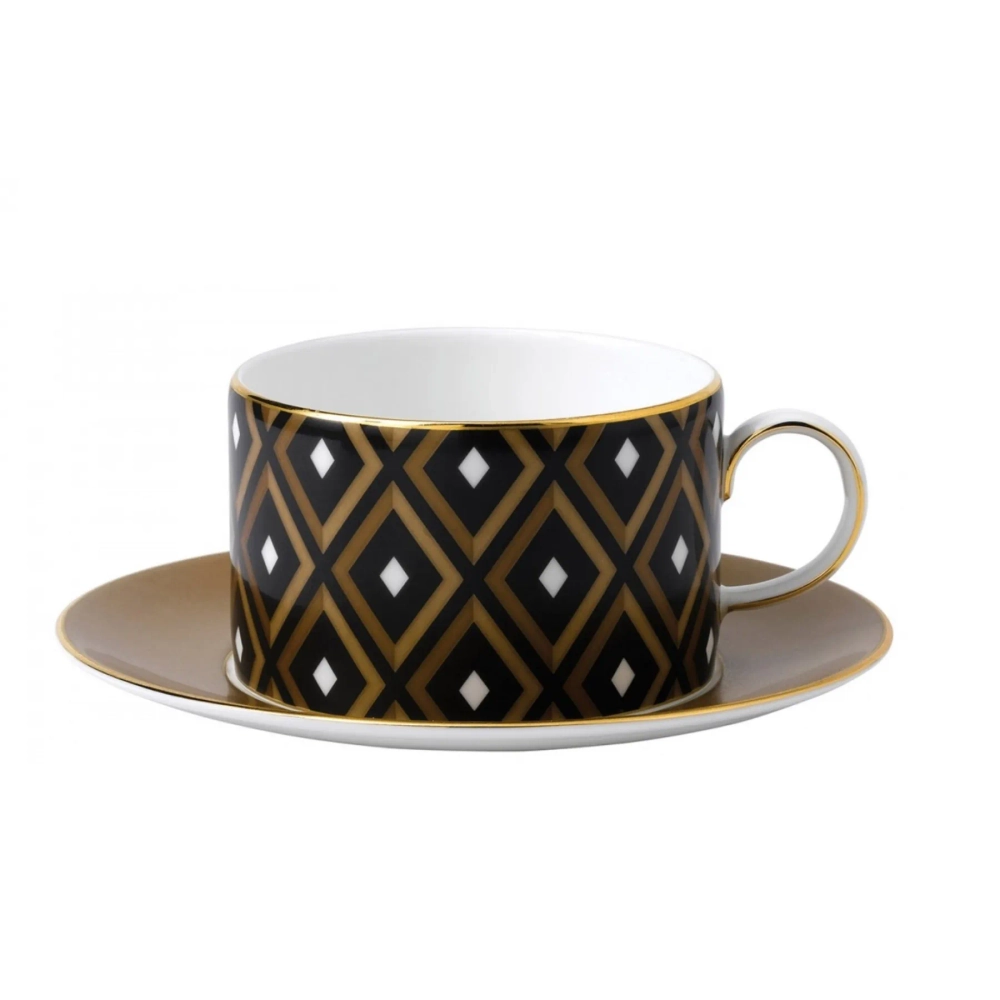 Wedgwood Чашка Gio Gold 250 мл с блюдцем EAN 701587252485